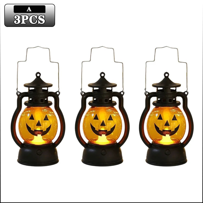 DIY LED Pumpkin Lantern Halloween Decoration