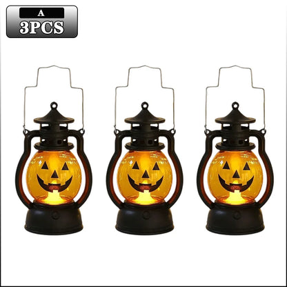 DIY LED Pumpkin Lantern Halloween Decoration