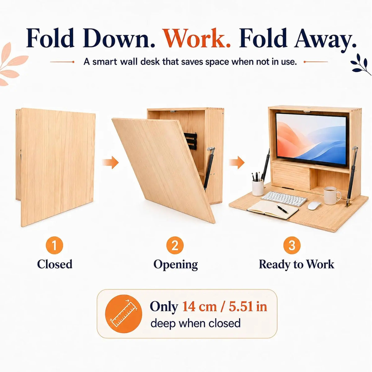 Space-Saving Fold-Down Design