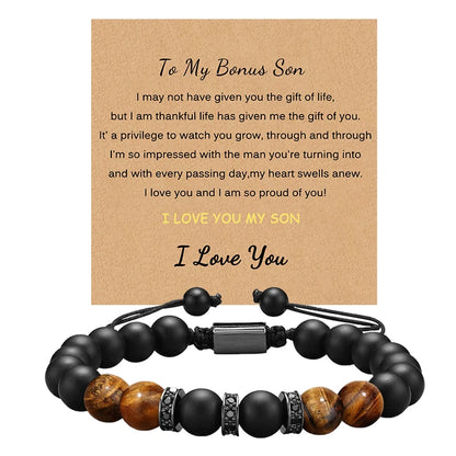 Tiger Eye Stone Bracelet for Men