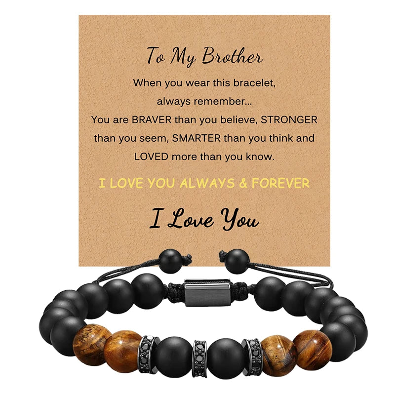 Tiger Eye Stone Bracelet for Men