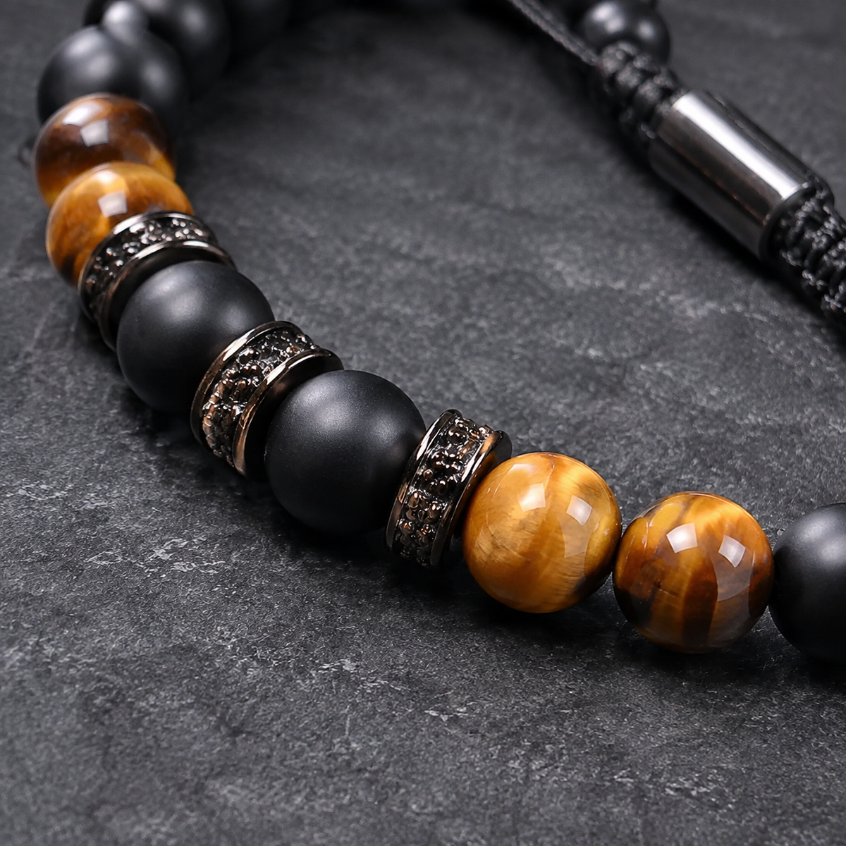 Tiger Eye Stone Bracelet for Men