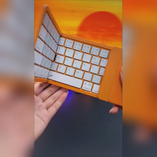 Foldable Bluetooth Keyboard with Touchpad for iPad, Tablet & Laptop