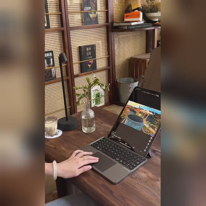 Foldable Bluetooth Keyboard with Touchpad & Case
