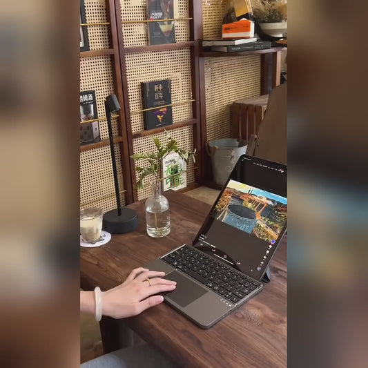Foldable Bluetooth Keyboard with Touchpad & Case
